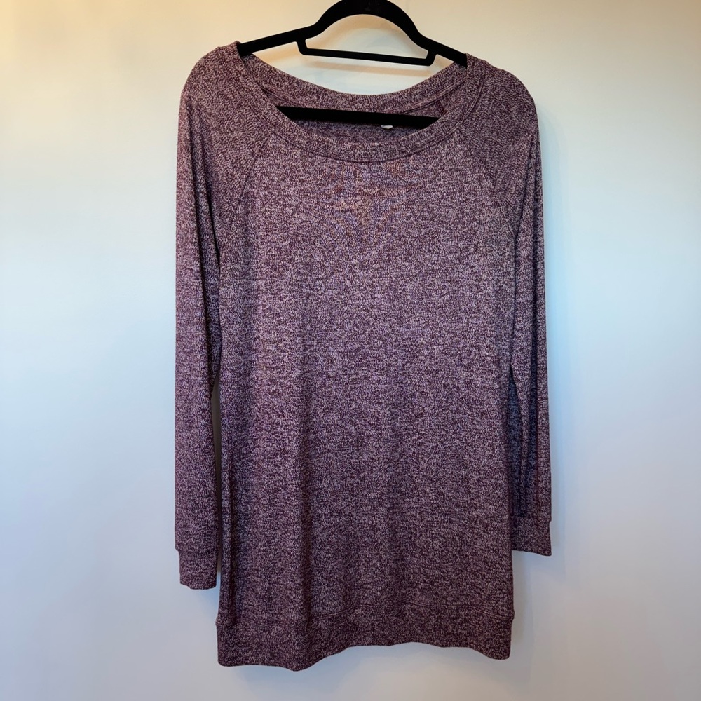 Athleta Women's Heathered Purple Sweater